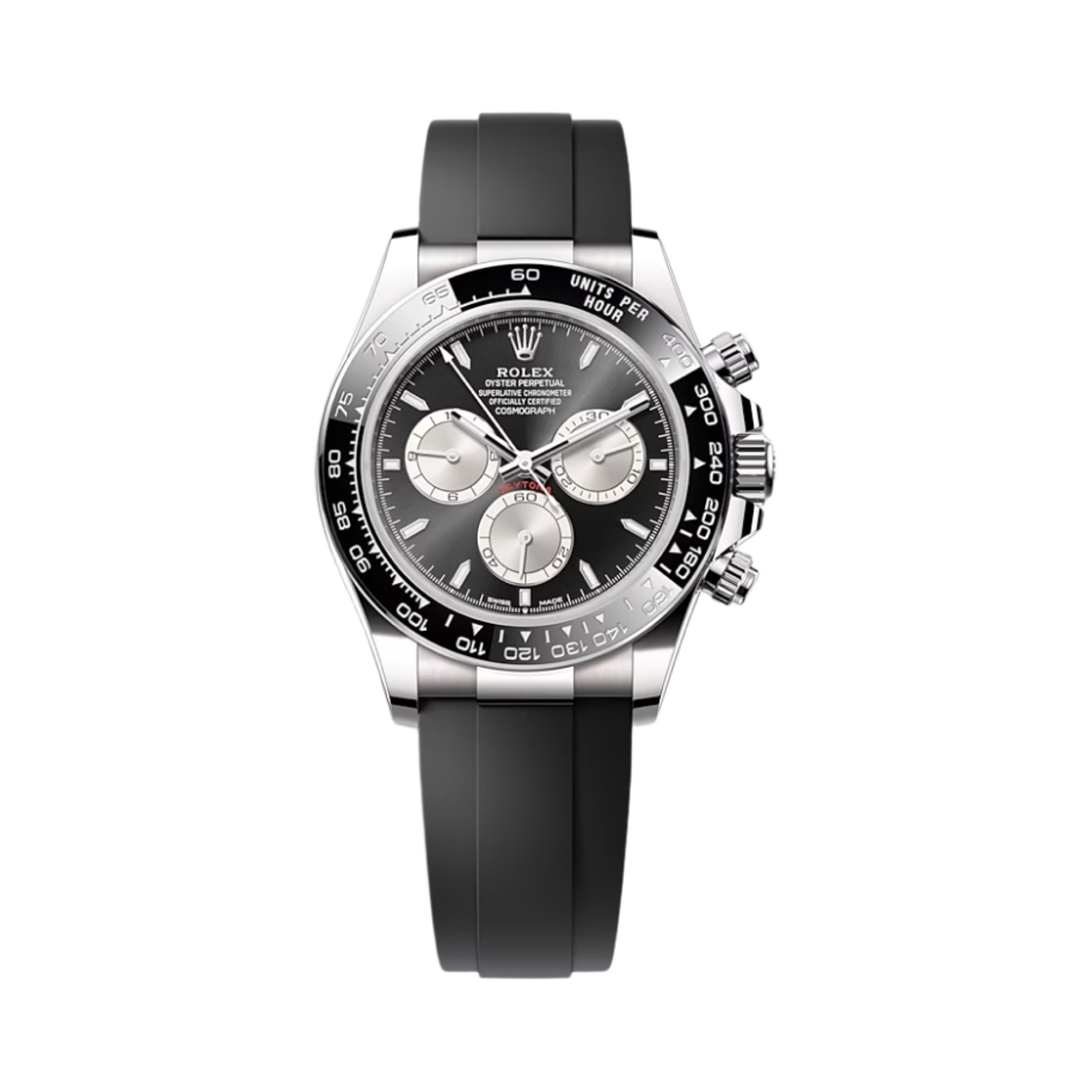 롤렉스 코스모그래프 데이토나 40mm 126519LN 브라이트 블랙 스틸 오이스터플렉스(Rolex Cosmograph Daytona 40mm 126519LN Bright Black Steel Oysterflex)
