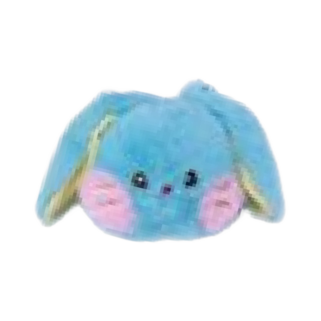 - NewJeans Bunini Plush Drawstring Bag Blue - Japan Exclusive