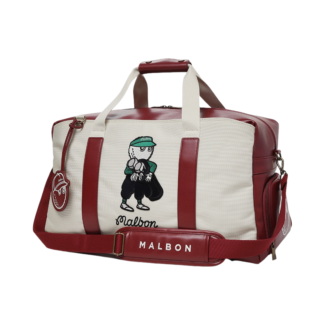 말본 골프 버킷 클래식 보스턴백 레드(Malbon Golf Bucket Classic Boston Bag Red) - 2