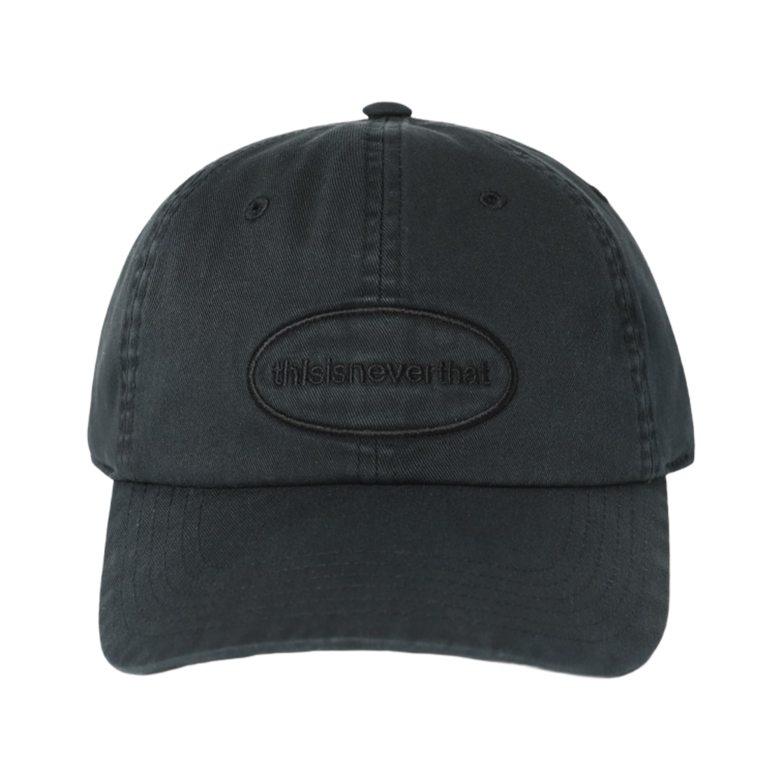 디스이즈네버댓 오버다이드 E/T-로고 캡 블랙(thisisneverthat Overdyed E/T-Logo Cap Black) - 2