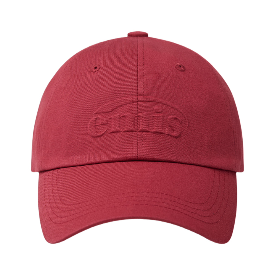 이미스 엠보싱 로고 볼캡 레드(Emis Embossing Logo Ball Cap Red)