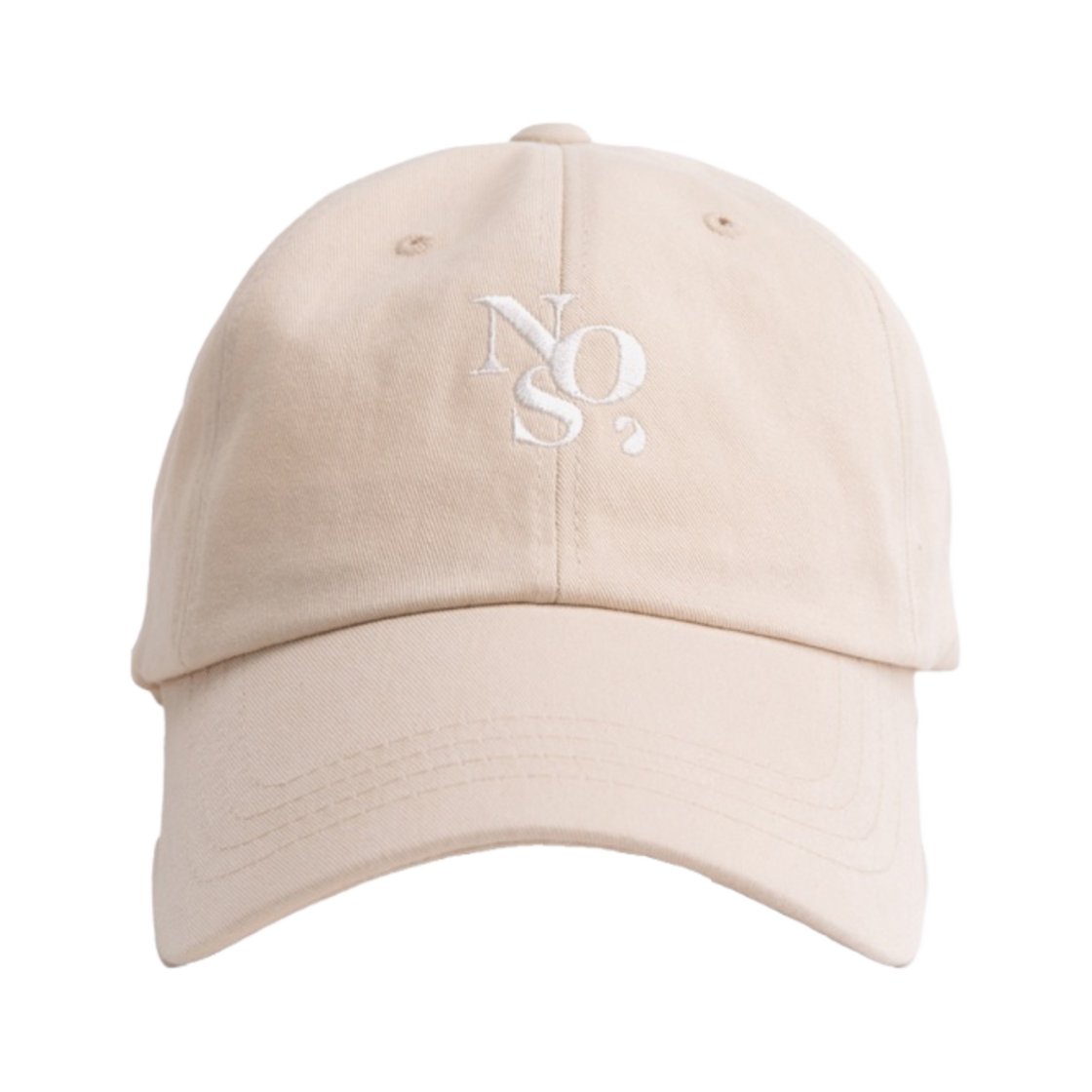 NOS7 시그니쳐 심볼 볼캡 베이지(NOS7 Signature Symbol Ball Cap Beige)