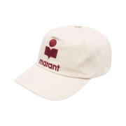Isabel Marant Tyronyh Cap Ecru Red