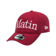 New Era x Matin Kim Basic Unstructured Ball Cap Red