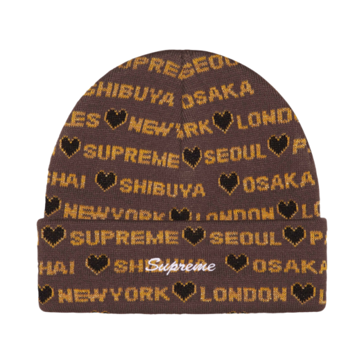 帽子 supreme 24fw Hearts Beanie Supreme Hearts Beanie (FW24) - $40