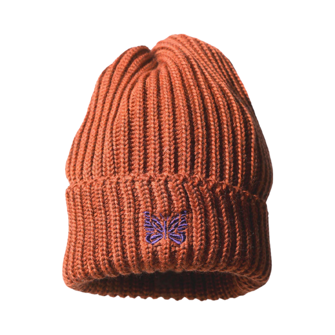 PU063 Needles Merino Wool Watch Cap Orange