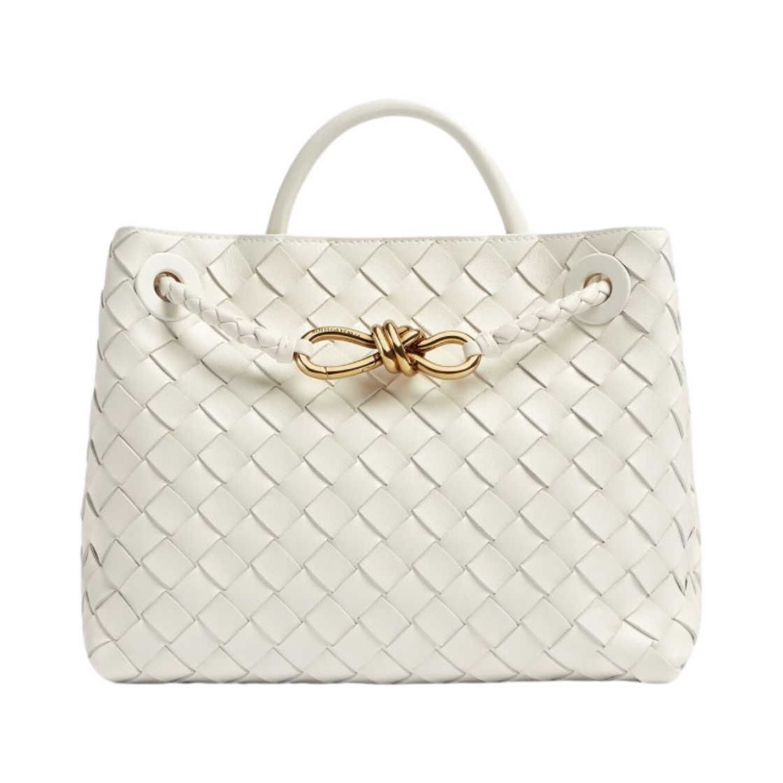 보테가 베네타 스몰 안디아모 화이트(Bottega Veneta Small Andiamo White) - 1