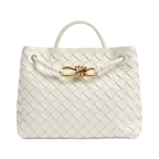 Bottega Veneta Small Andiamo White