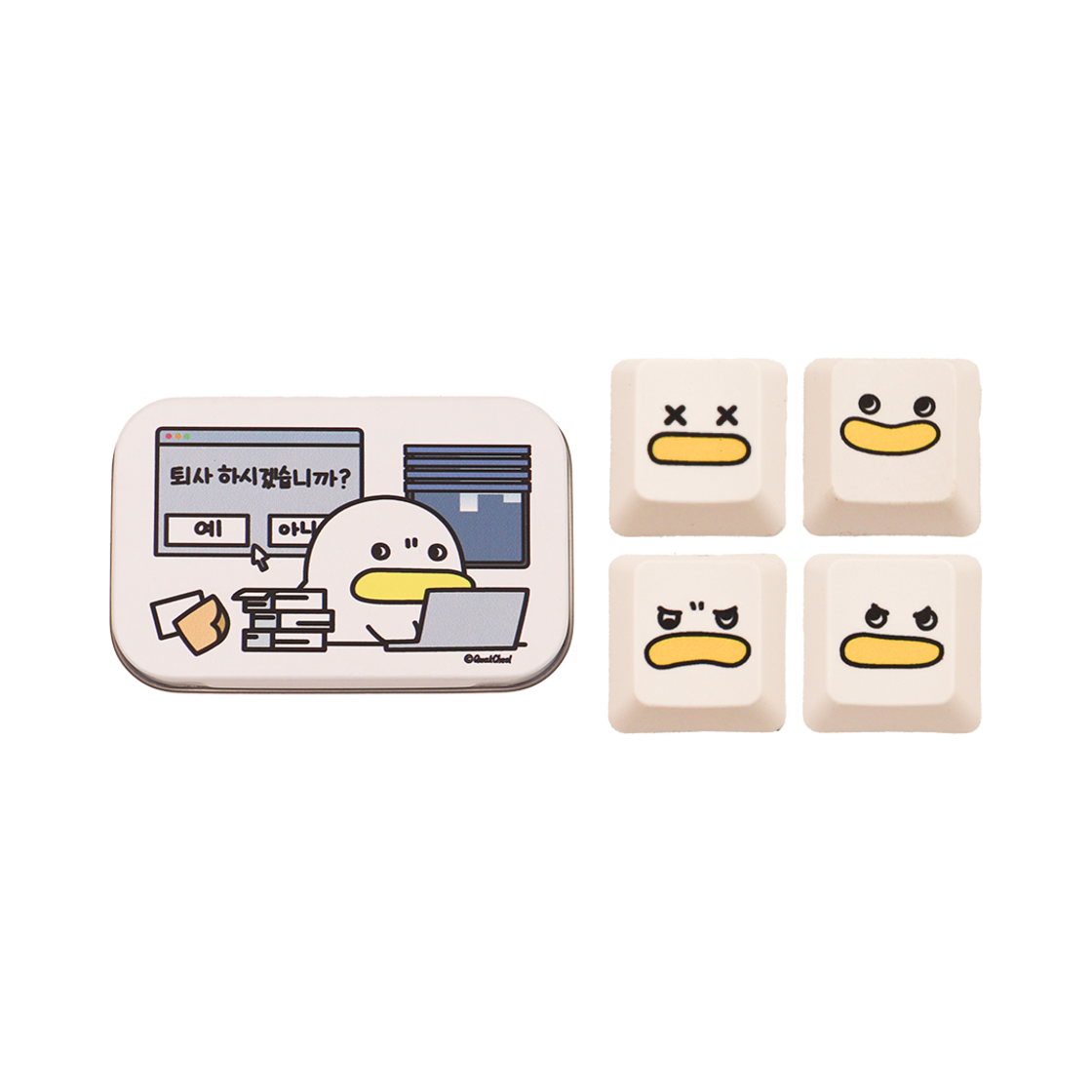 곽철이 굿즈 키캡 세트(QwakCheol Keycap Set)