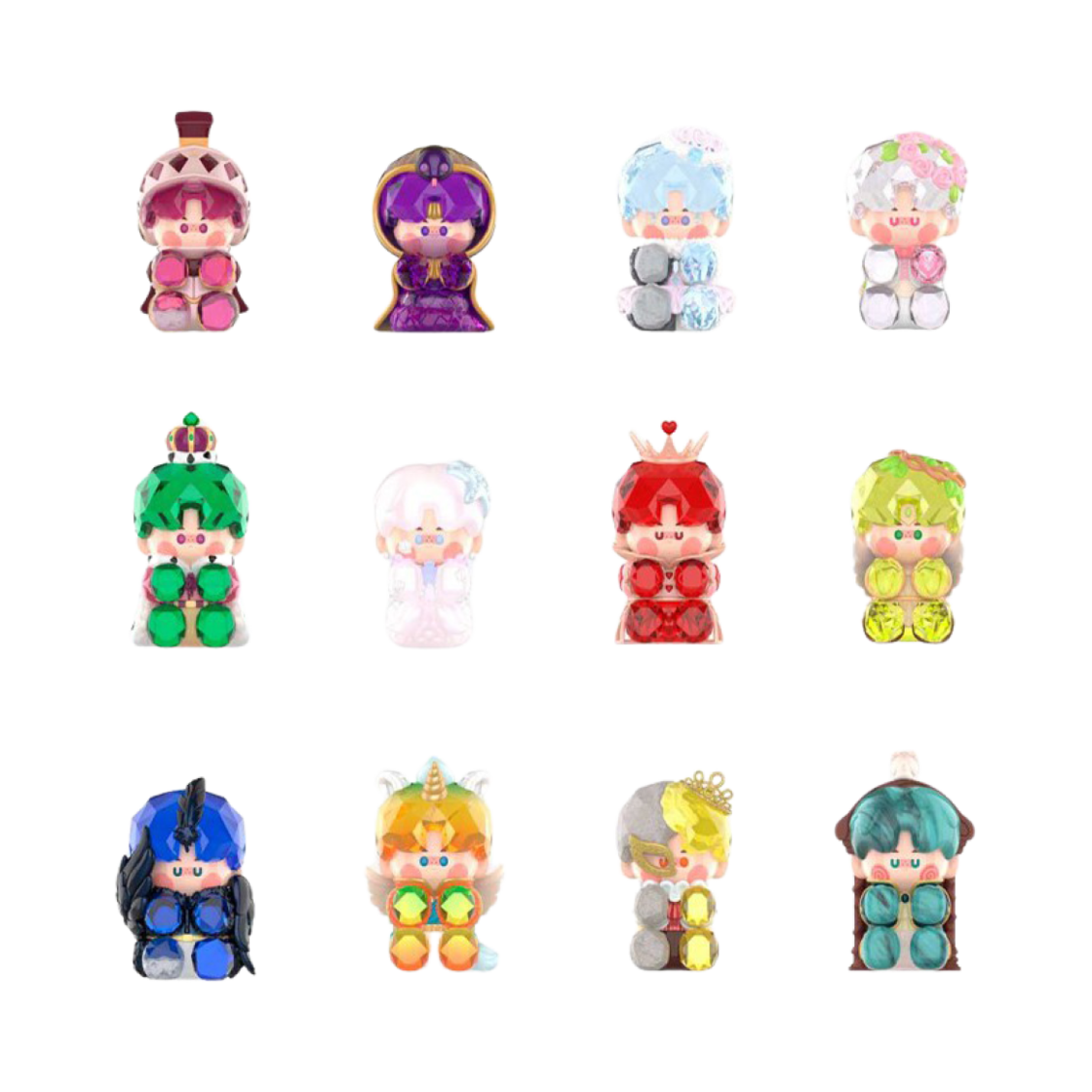 팝마트 피노젤리 탄생석 시리즈 피규어 미개봉 랜덤박스 (12개입)(Pop Mart Pino Jelly Hard & Shiny Series Figure Sealed Case (12 Blind Boxes)) - 2