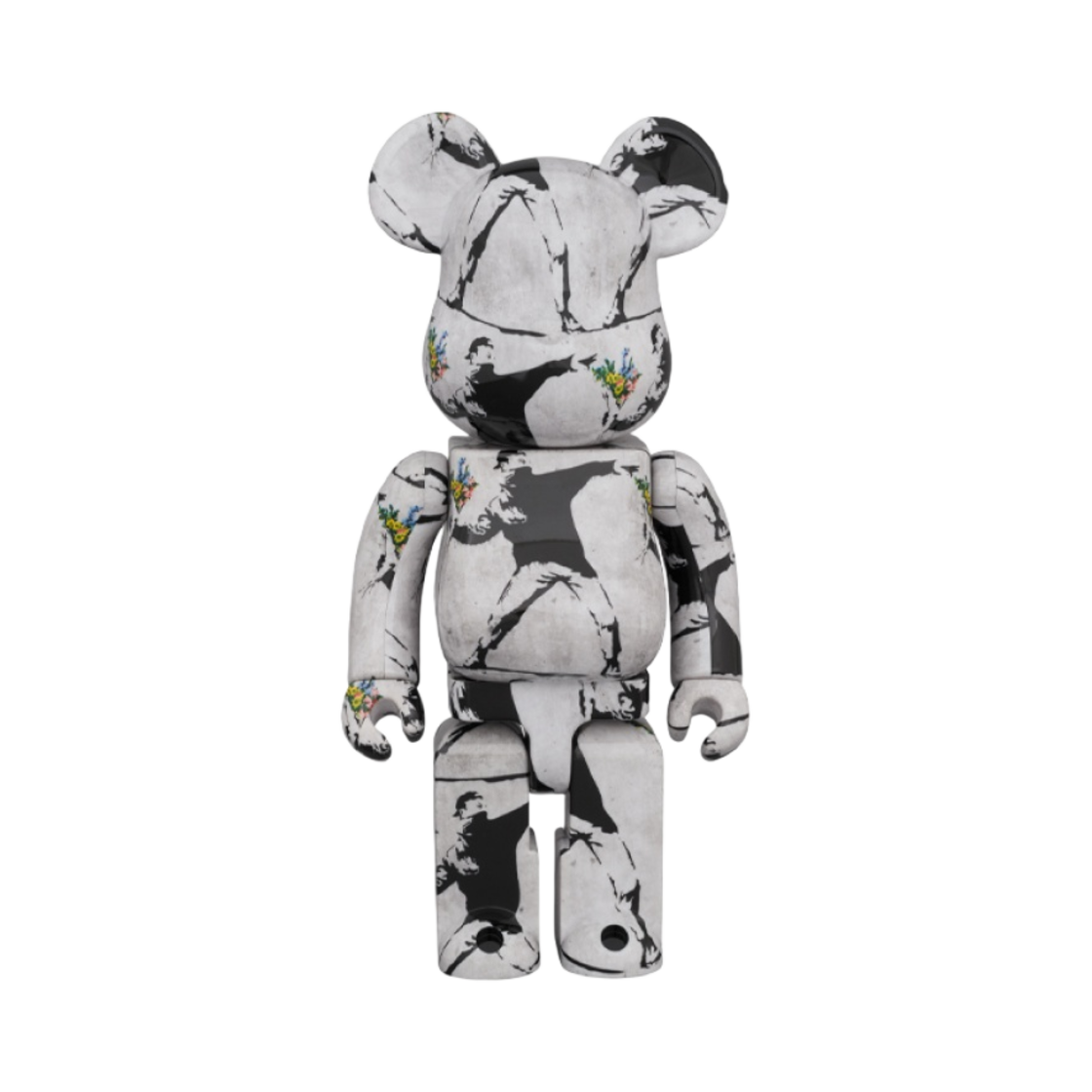 베어브릭 뱅크시 플라워 봄버 100% & 400% 세트(Bearbrick Banksy Flower Bomber 100% & 400% Set) - 2