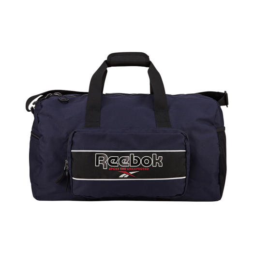 [6% 적립] Reebok Nylon Pocket Duffel Bag Navy