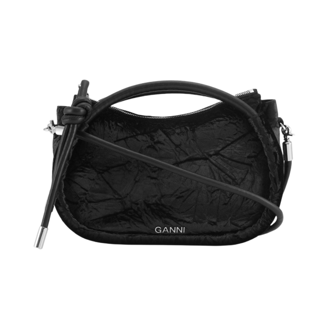 가니 노트 미니백 블랙(Ganni Knot Mini Bag Black) - 1