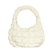 COS Quilted Micro Bag Off White