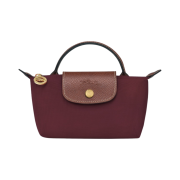 Longchamp Le Pliage Original Handle Pouch Burgundy