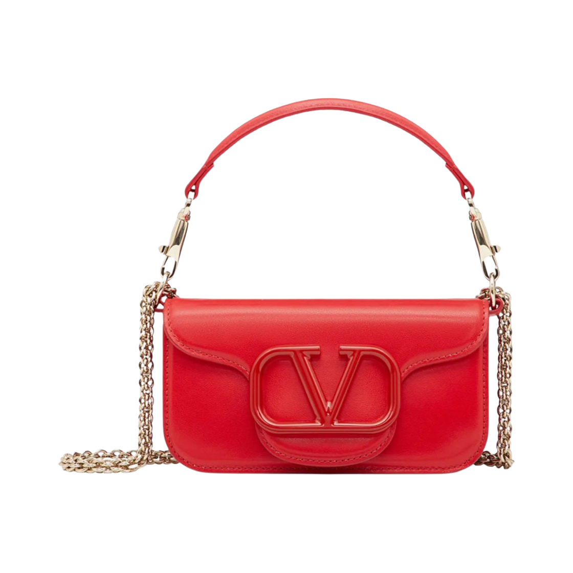 발렌티노 로코 카프스킨 숄더백 루즈 퓌르(Valentino Loco Calfskin Shoulder Bag Rouge Pur) - 1
