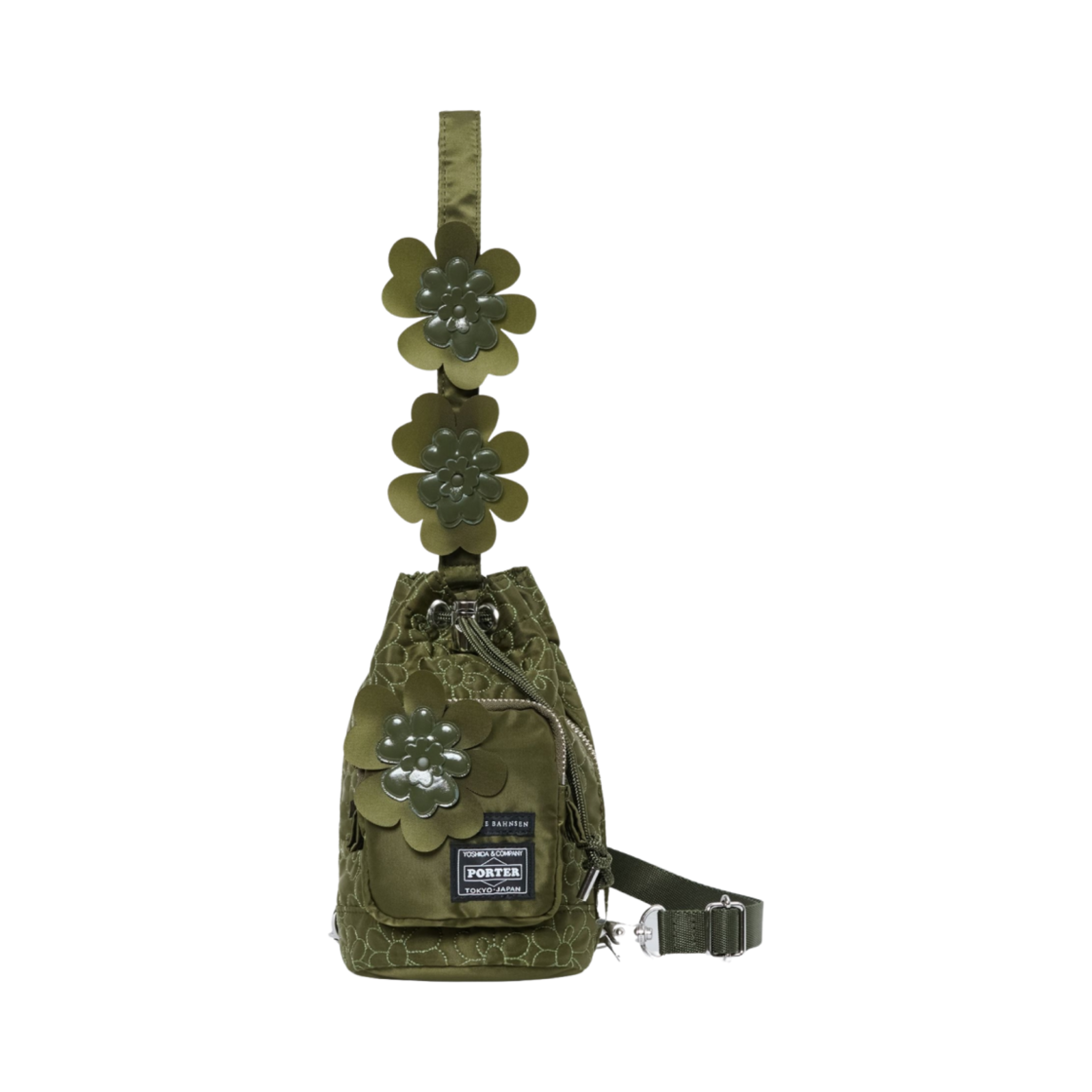 포터 x 세실리에 반센 본삭 미니 카키(Porter x Cecilie Bahnsen Bonsac Mini Khaki)
