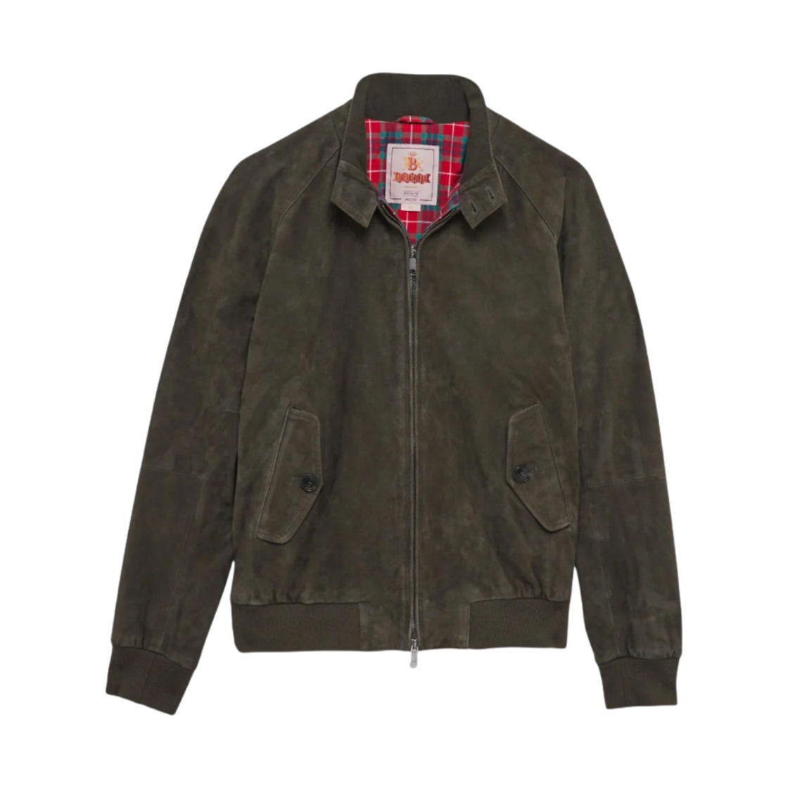BRCPS0939UT2623-612 Baracuta G9 Regular fit Suede Jacket Green