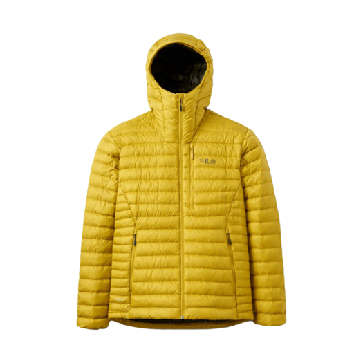 RBQDB1200DPLSML Rab Microlight Alpine Jacket Dark Pollen
