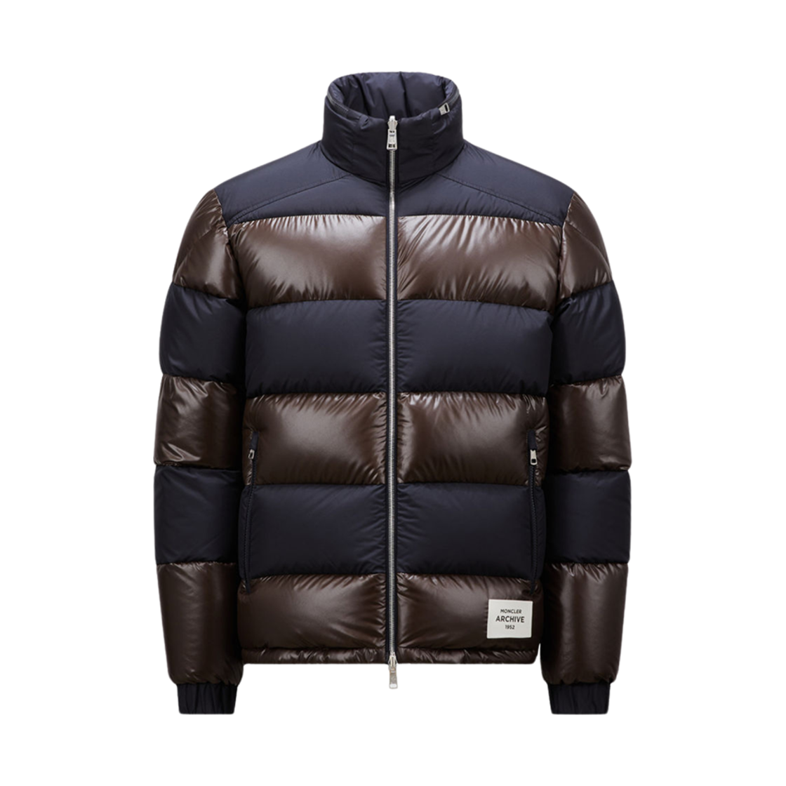 J2-091-1A00012-54A81-772 Moncler Peclet Reversible Down Jacket Blue Brown - 24FW