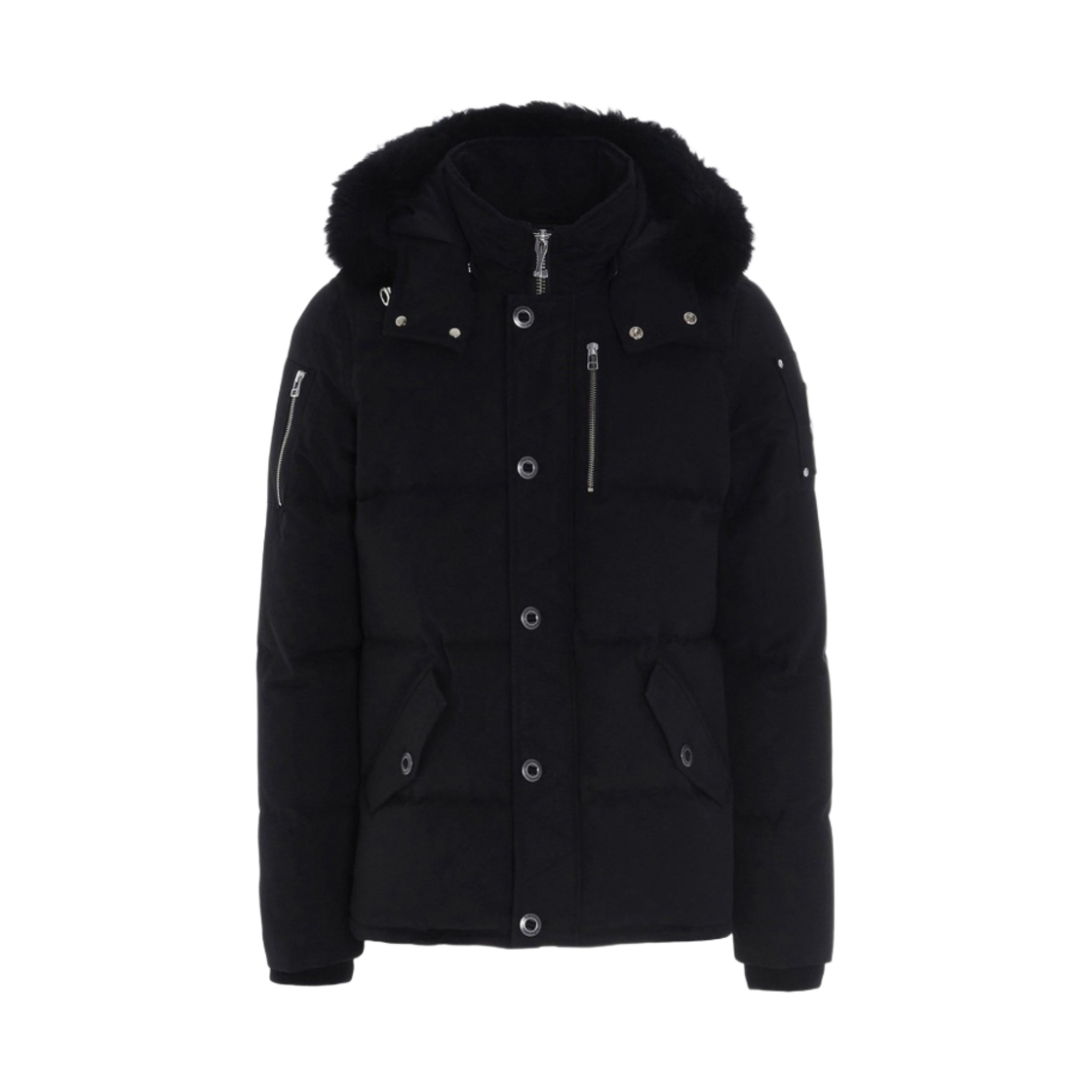 무스너클 쓰리쿼터 자켓 블랙 폭스 퍼 블랙(Moose Knuckles Threequarter Jacket Black Fox Fur Black)