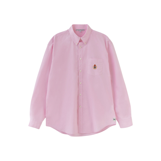 - Heritage Floss Crest Typewriter Shirt Pink
