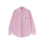 Heritage Floss Crest Typewriter Shirt Pink