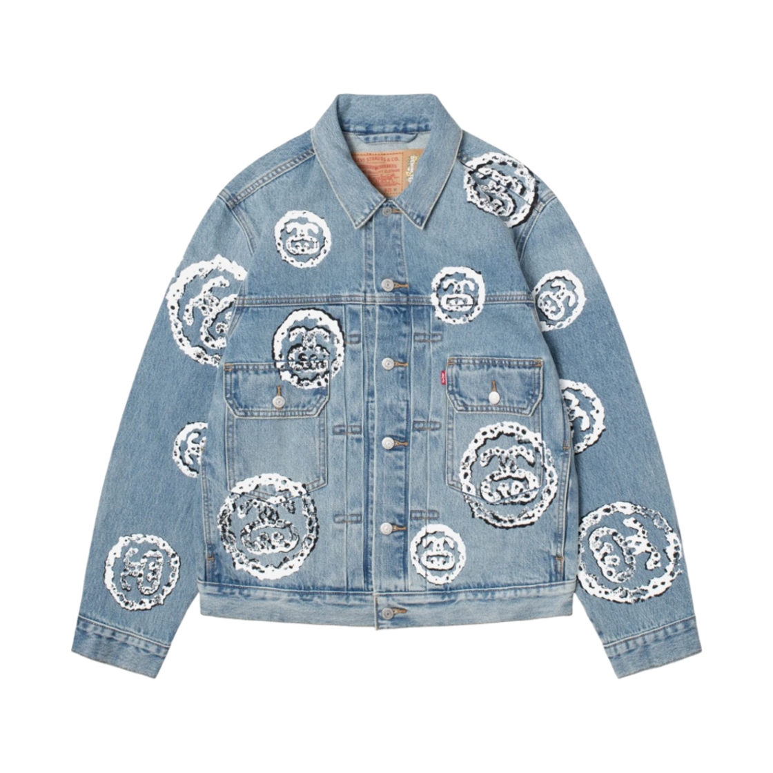 스투시 x 데님 티어스 타입 2 자켓 라이트 인디고