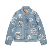 Stussy x Denim Tears Type 2 Jacket Light Indigo