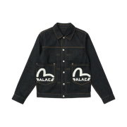 Palace x Evisu Classic Seagull Denim Jacket Indigo Raw - 21FW