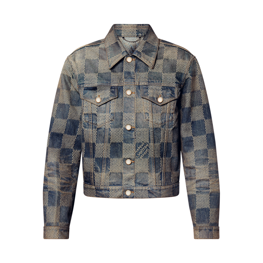 루이비통 다미에 워시드 데님 자켓 인디고(Louis Vuitton Damier Washed Denim Jacket Indigo)