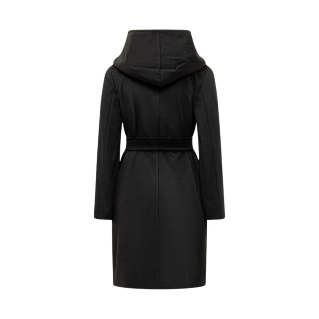 (W) 막스마라 뉴망 울 코트 블랙((W) Max Mara Newmang Wool Coat Black) - 2