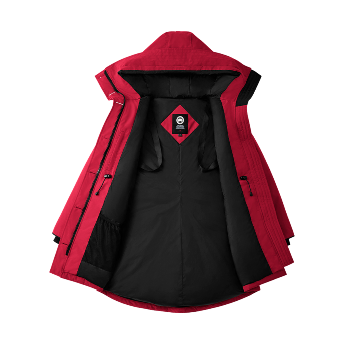 (W) 캐나다 구스 로스클레어 파카 헤리티지 레드((W) Canada Goose Rossclair Parka Heritage Red)