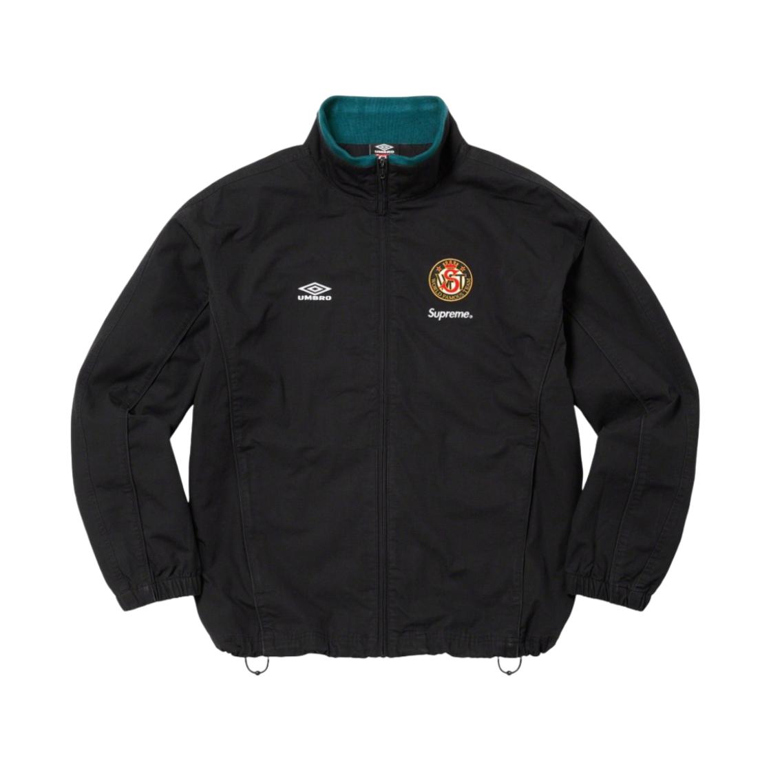 슈프림 x 엄브로 코튼 립스탑 트랙 자켓 블랙 - 23FW(Supreme x Umbro Cotton Ripstop Track Jacket Black - 23FW)