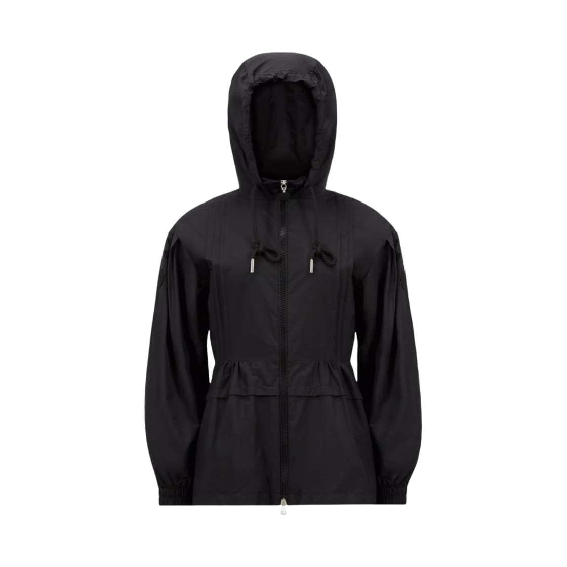 (W) 몽클레르 바브르 후드 파카 자켓 블랙 - 25SS((W) Moncler Vabre Hooded Parka Jacket Black - 25SS) - 1