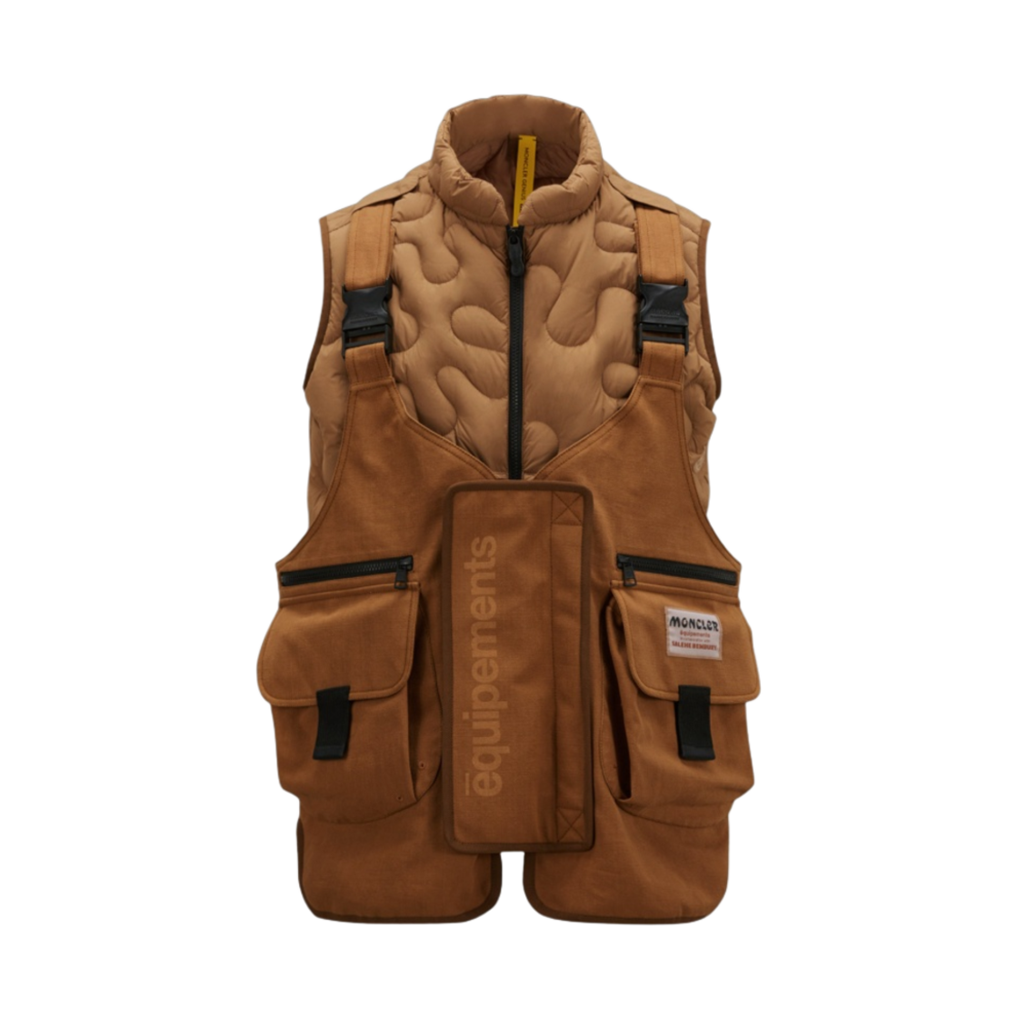 몽클레르 x 살레헤 벰버리 시에르핀스키 3-in-1 베스트 레드 브라운(Moncler x Salehe Bembury Sierpinski 3-in-1 Vest Red Brown) - 1