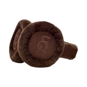 (W) UGG Embroidered Logo Earmuff Burnt Cedar
