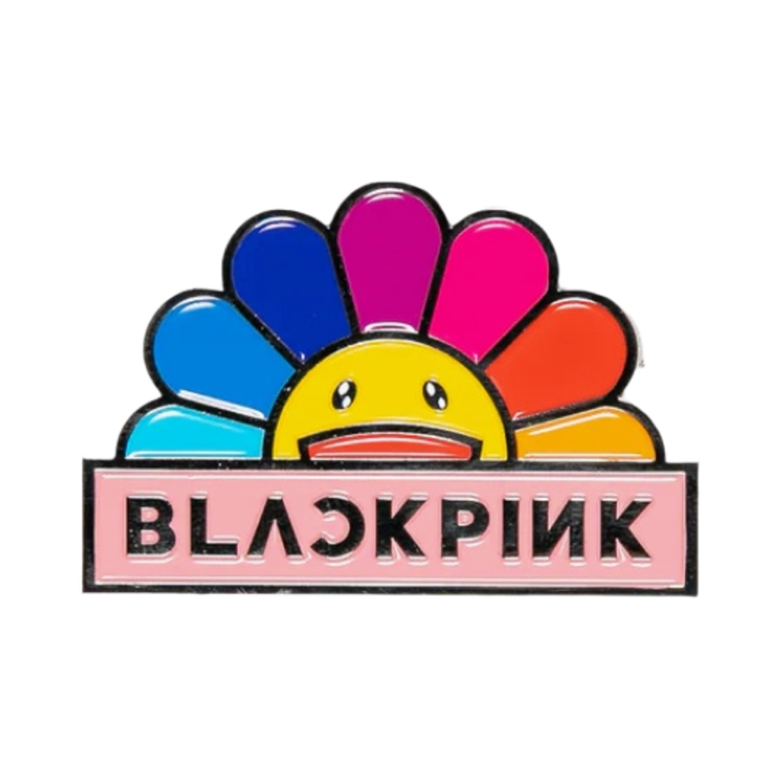 - Kaikai Kiki x Blackpink Enamel Pin Rainbow Flower
