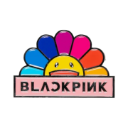Kaikai Kiki x Blackpink Enamel Pin Rainbow Flower