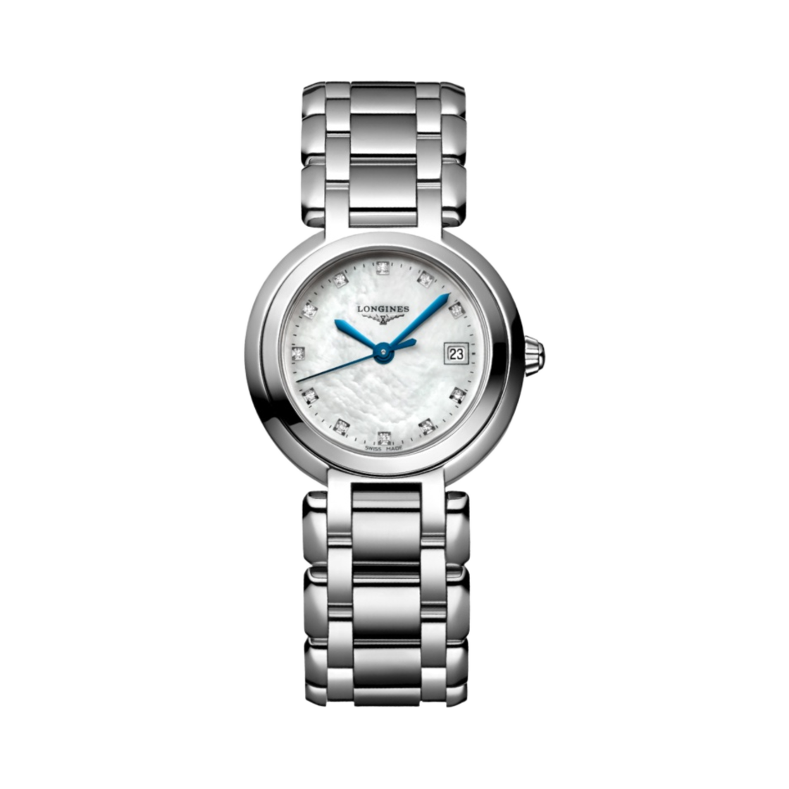 (W) 론진 프리마루나 쿼츠 26.5mm 스테인리스 스틸 실버((W) Longines PrimaLuna Quartz 26.5mm Stainless Steel Silver)