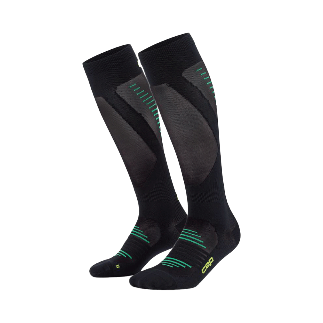 WP805P2 CEP Pro Run Ultralight Socks Tall Black Men