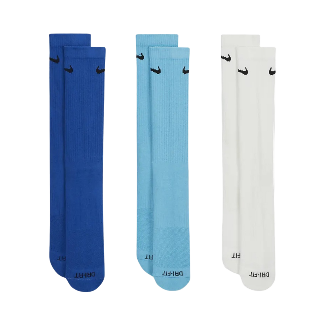 나이키 에브리데이 플러스 쿠션드 트레이닝 크루 삭스 멀티컬러 (3개입/국내 정식 발매 제품)