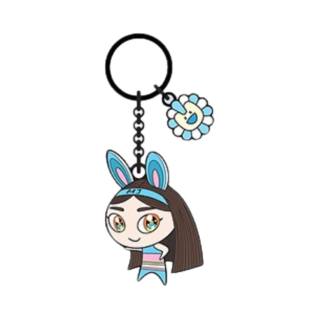 뉴진스 x 무라카미 메탈 키링 민지 블루(NewJeans x Murakami Metal Keyring Minji Blue)