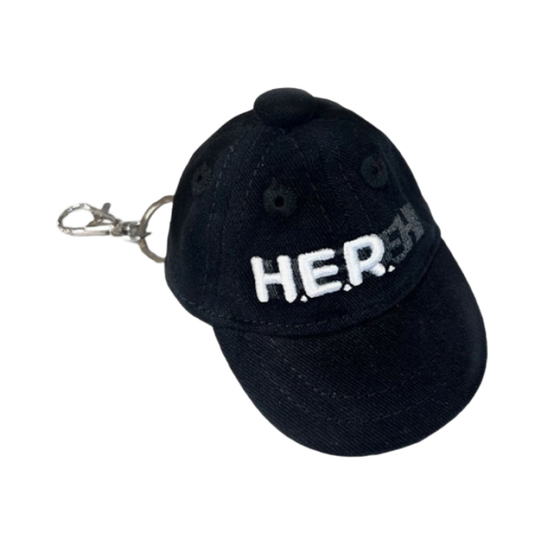 - IU 2024 IU H.E.R. Ball Cap Keyring Black
