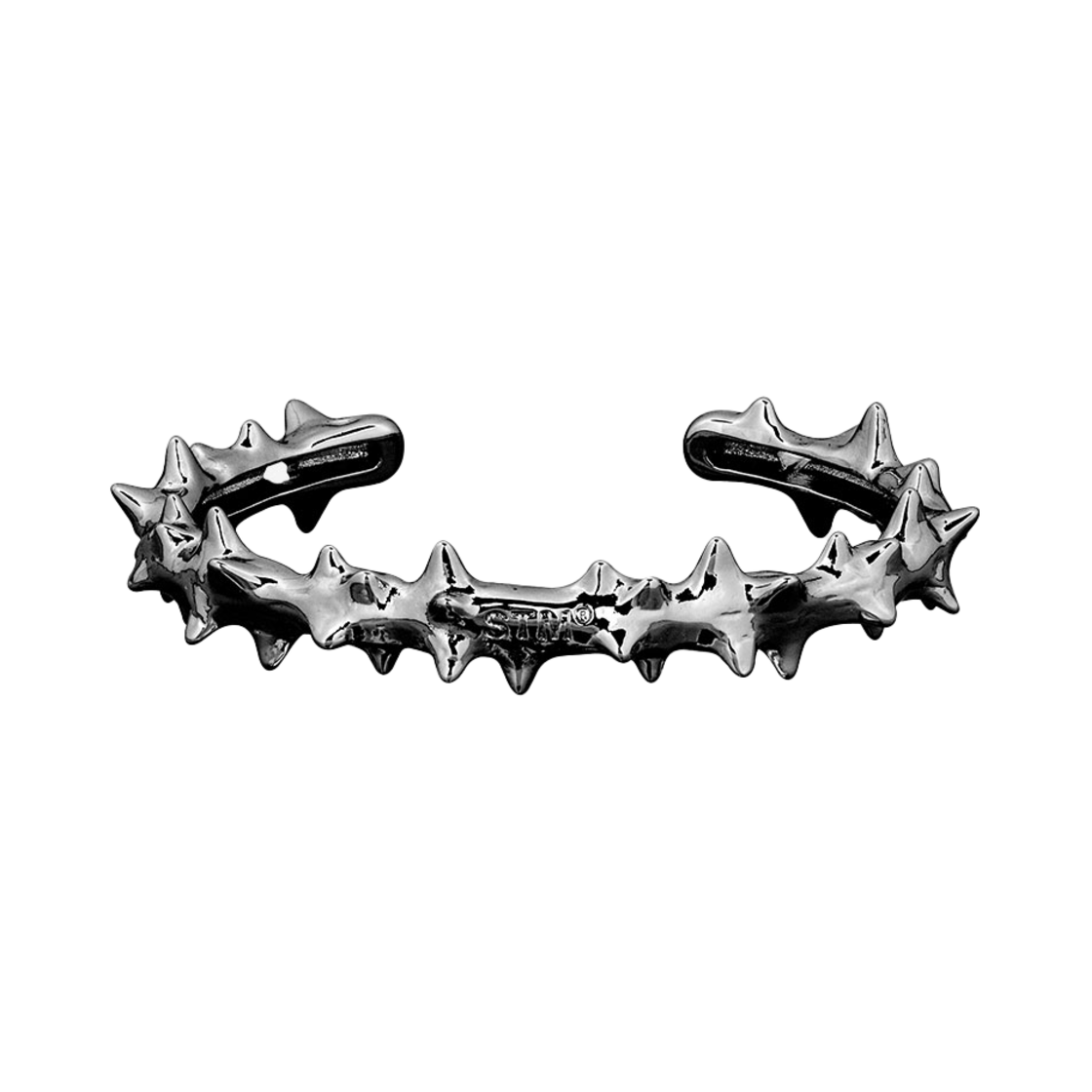 NO630B Sentiments No.630 Spiky Bangle Bracelet Black