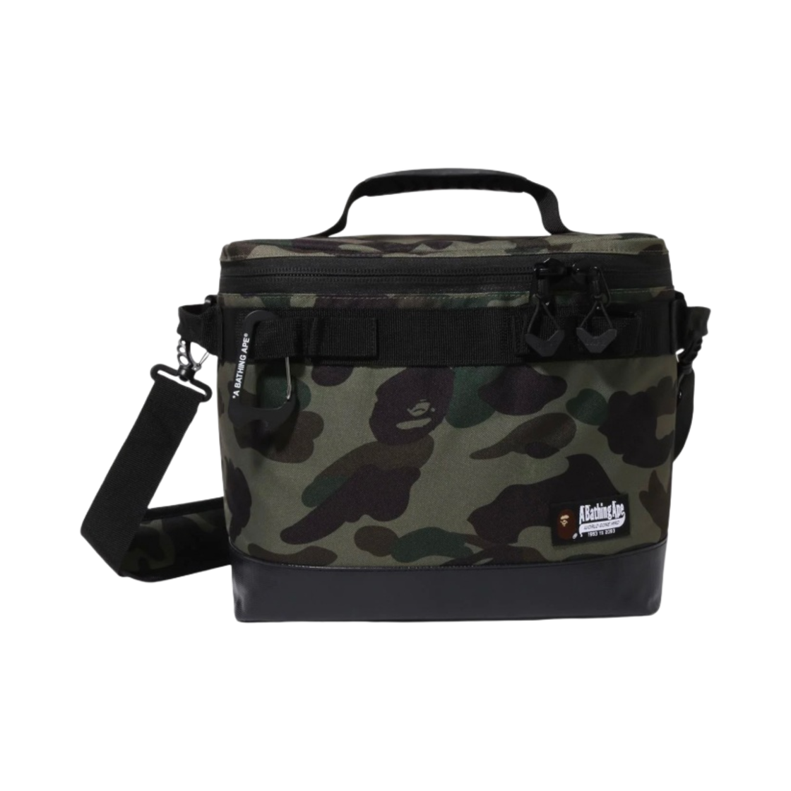 베이프 미디움 소프트 쿨러 카모 그린(BAPE Medium Soft Cooler Camo Green)