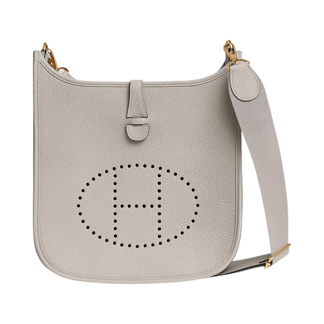 H056277CC8L Hermes Evelyne III 29 Bag Clemence & Gold Beton - 대표 이미지 #1