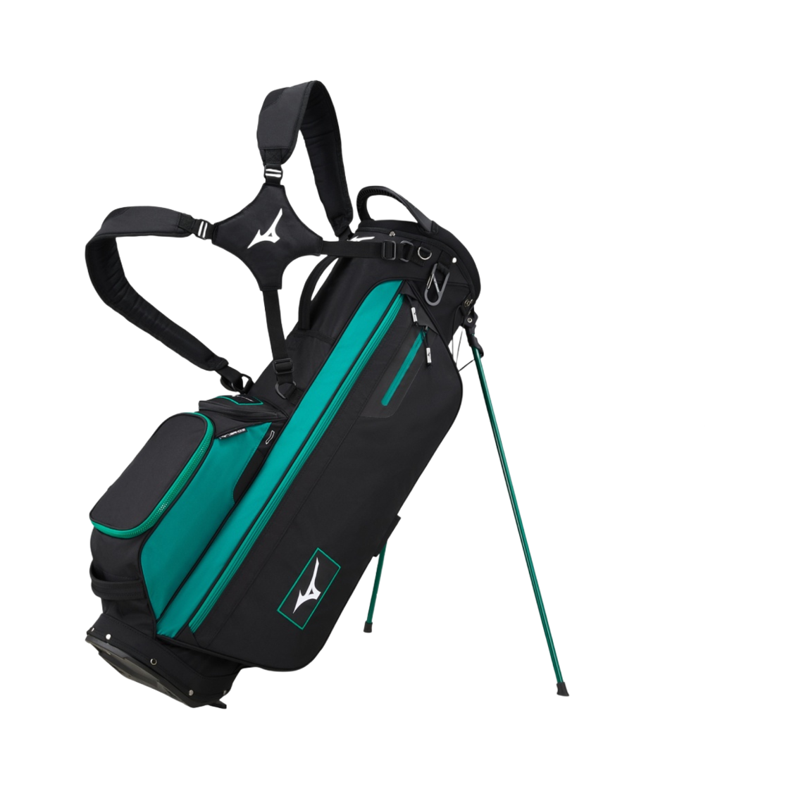 5LKC213000-0935 Mizuno BR-D3 Stand Bag Black Green