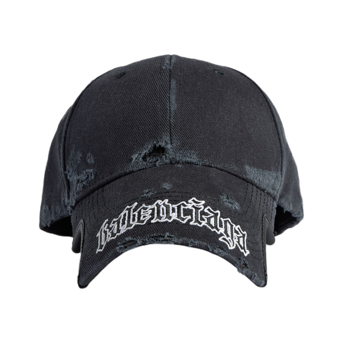 발렌시아가 블랙레터 스크립트 캡 블랙 페이디드((W) Balenciaga Blackletter Script Cap Black Faded) - 1