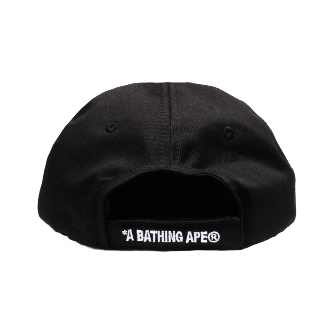 베이프 로고 코튼 트윌 캡 블랙(BAPE Logo Cotton Twill Cap Black) - 3